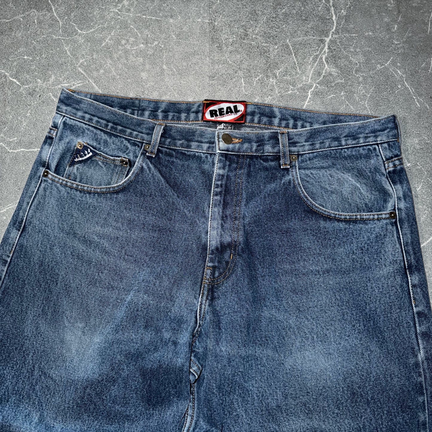 Vintage REAL Skateboarding Co. Baggy Jeans