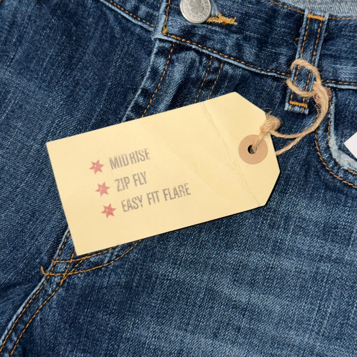 Y2k Lucky Brand “Lucky You” Flared Jeans