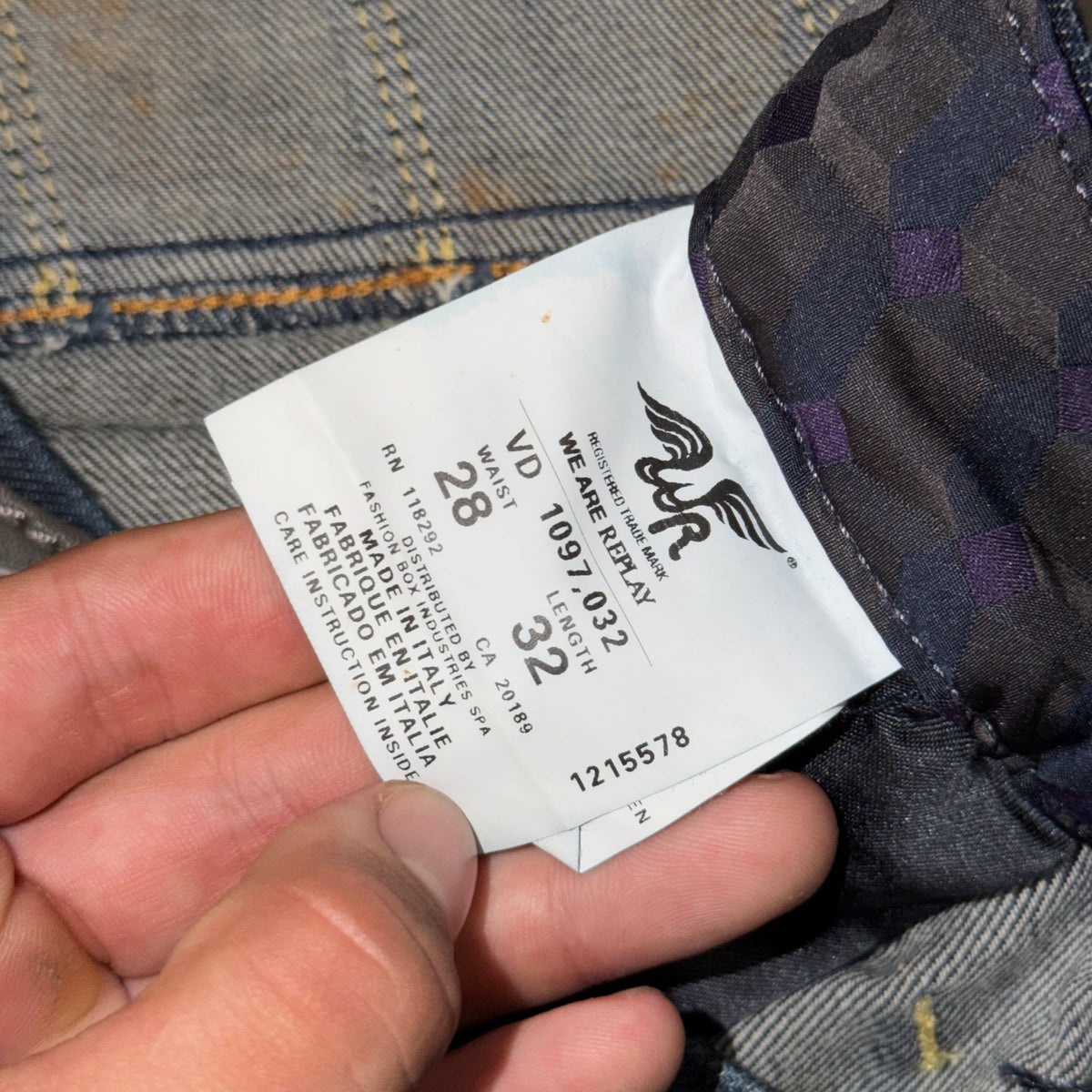 Y2k Replay Wmns Flared Low rise Jeans
