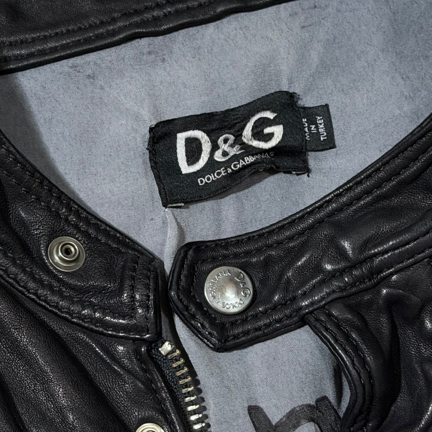 05 Dolce & Gabbana Leather Jacket