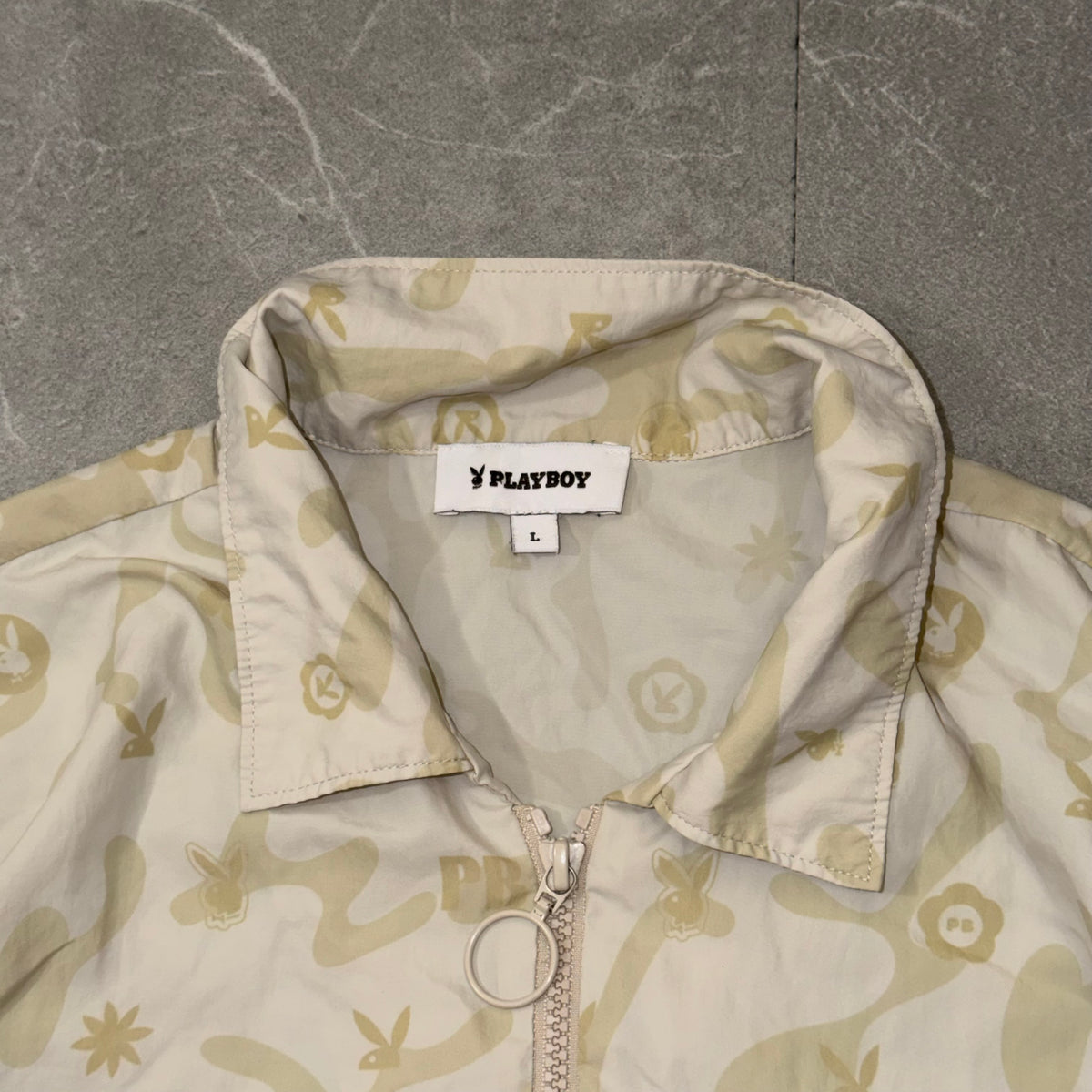 Playboy Cropped Track Jacket