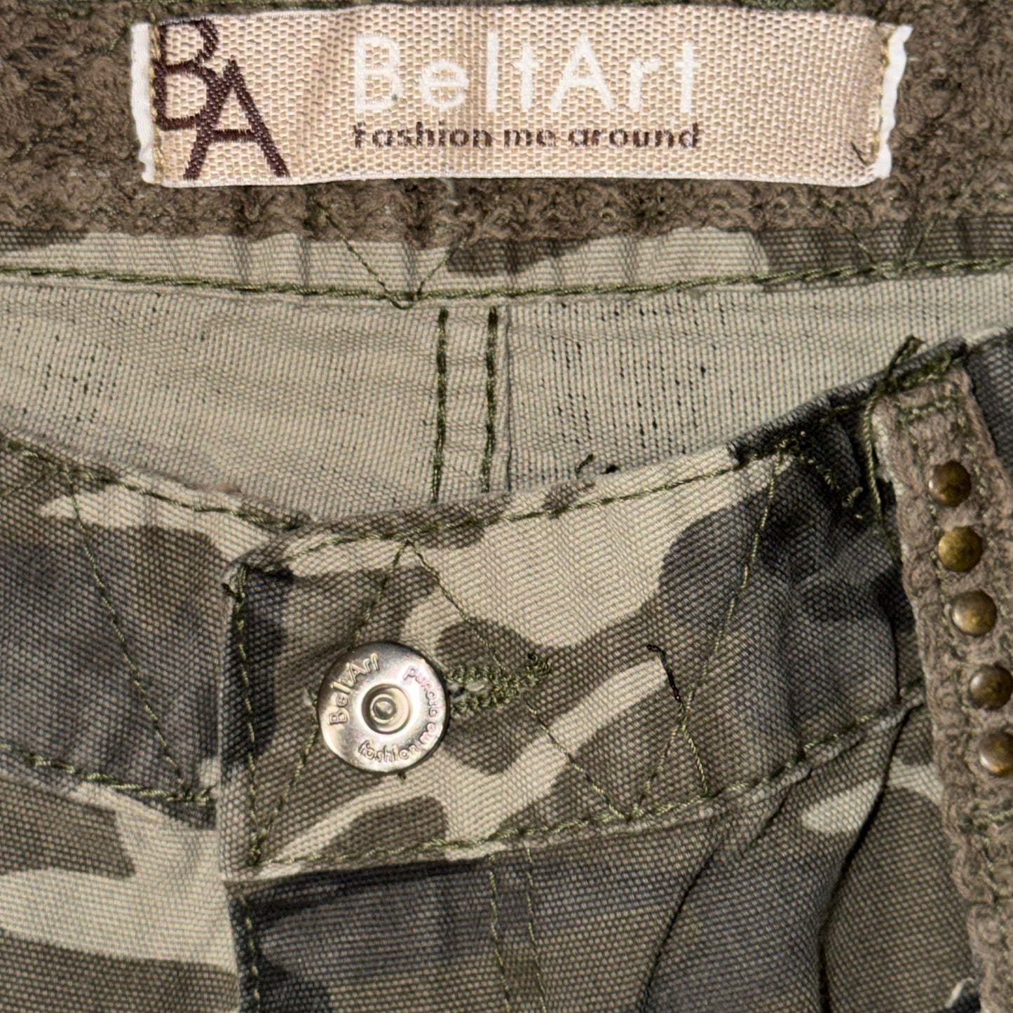 Y2k WW3 wmns Flared Cargo Jeans
