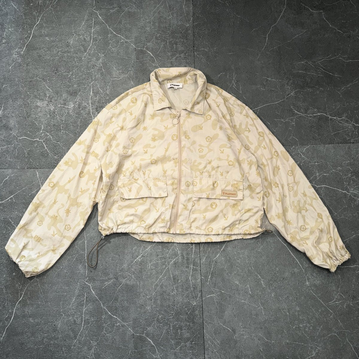 Playboy Cropped Track Jacket