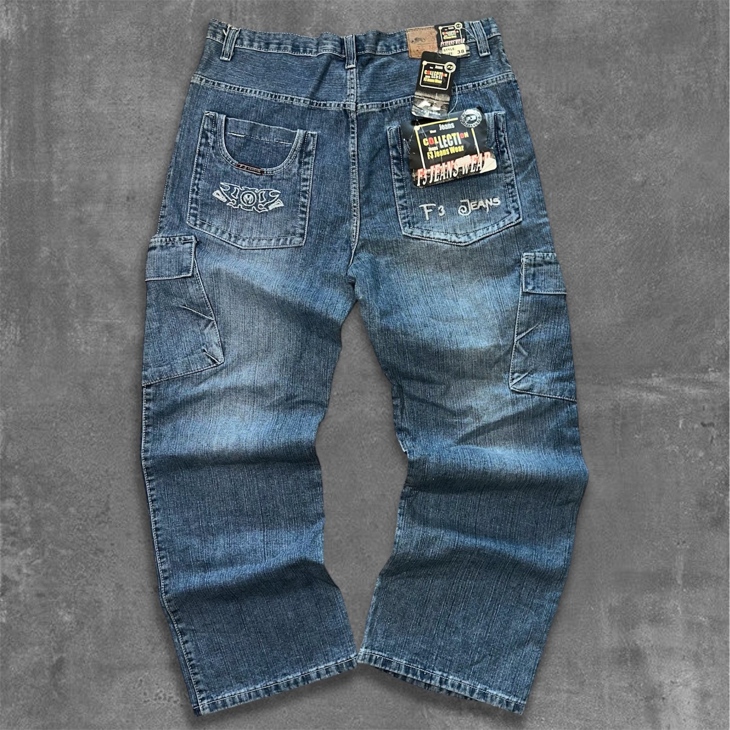 Vintage F3 Baggy Cargo Jeans