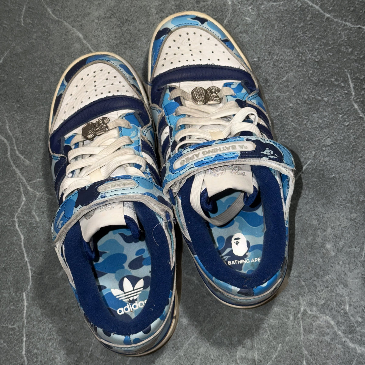 Adidas Forum 84 low Bape 30th Anniversary Camo Sneakers [39.5]