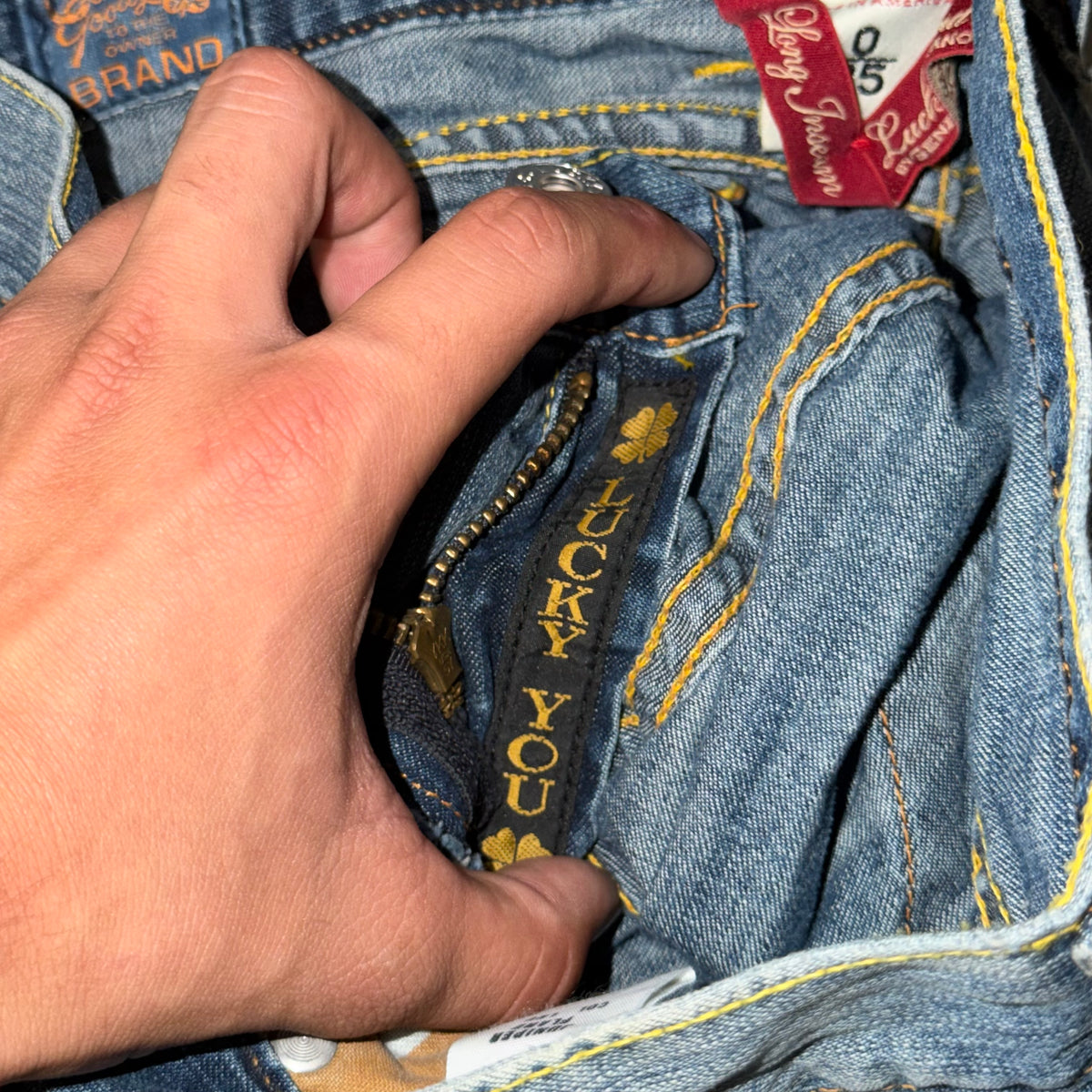 Lucky Brand “Lucky You” Flared Low rise Jeans