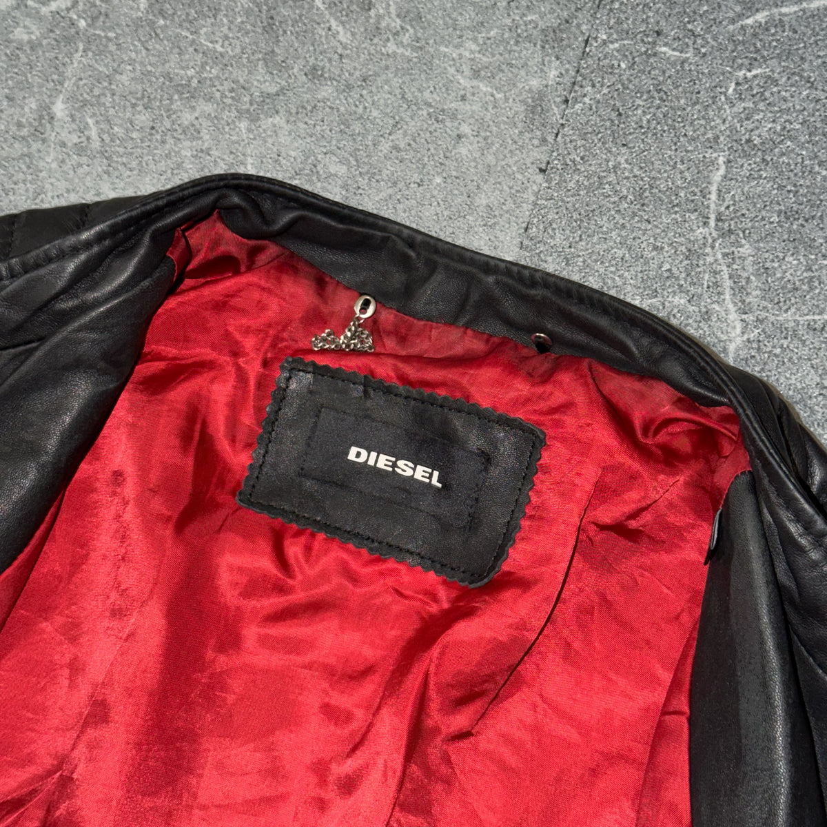 Diesel Sheepskin Leather Jacket