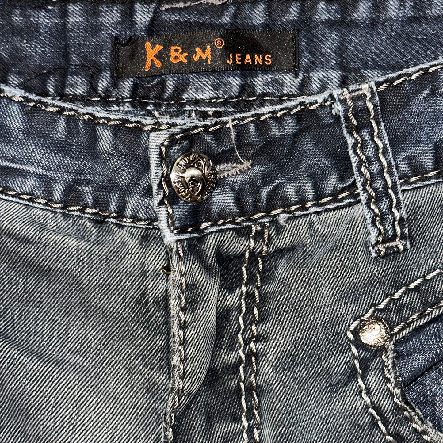 Y2k Kosmo Lupo Biker Jeans