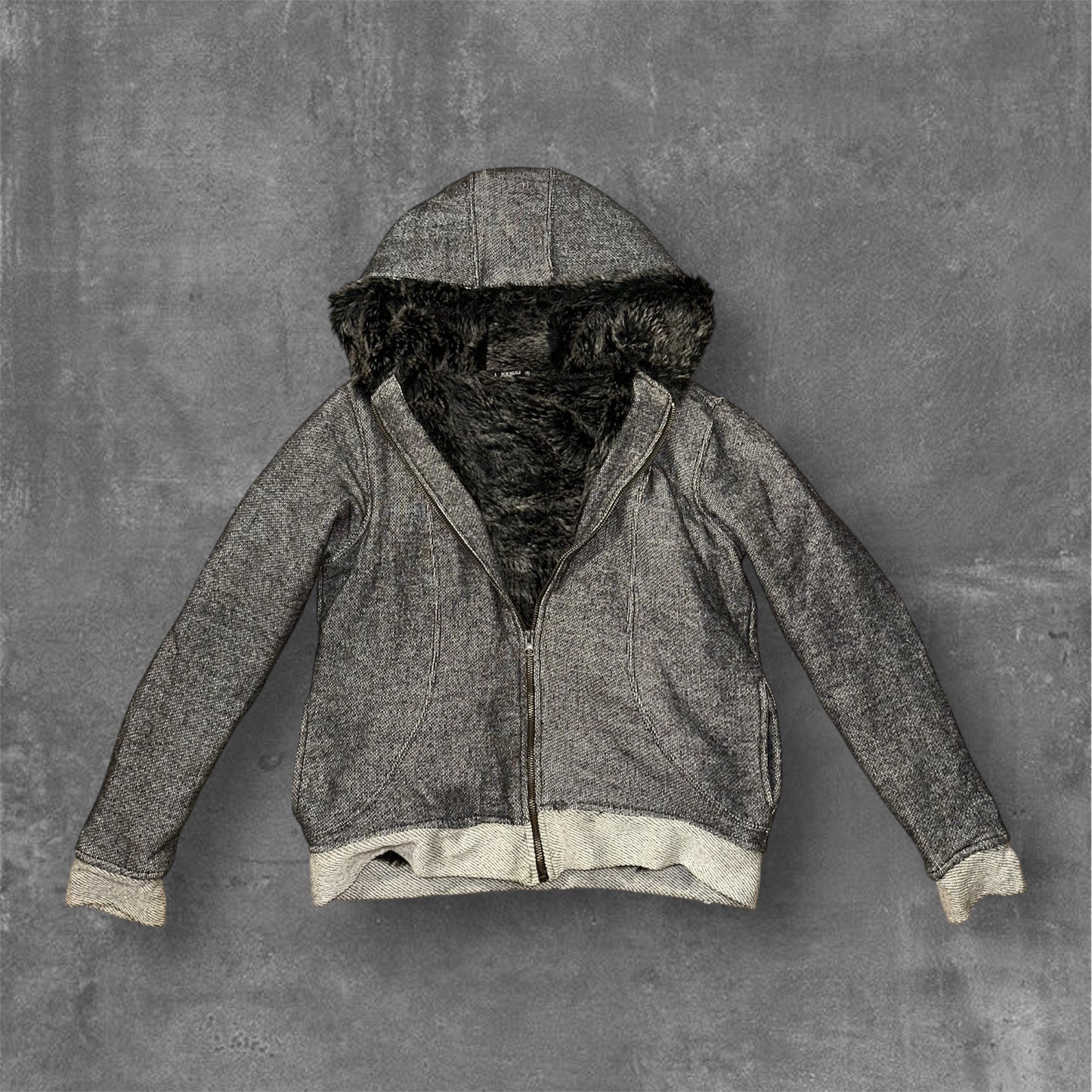 Y2k Fur Hooded Jacket