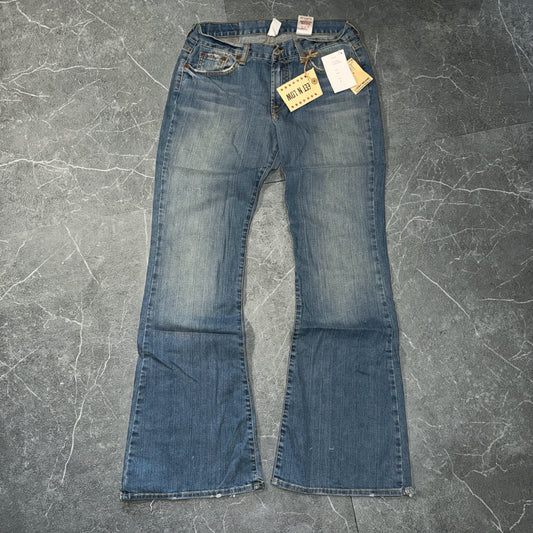Y2k Lucky Brand “Lucky You” Flared low rise Jeans