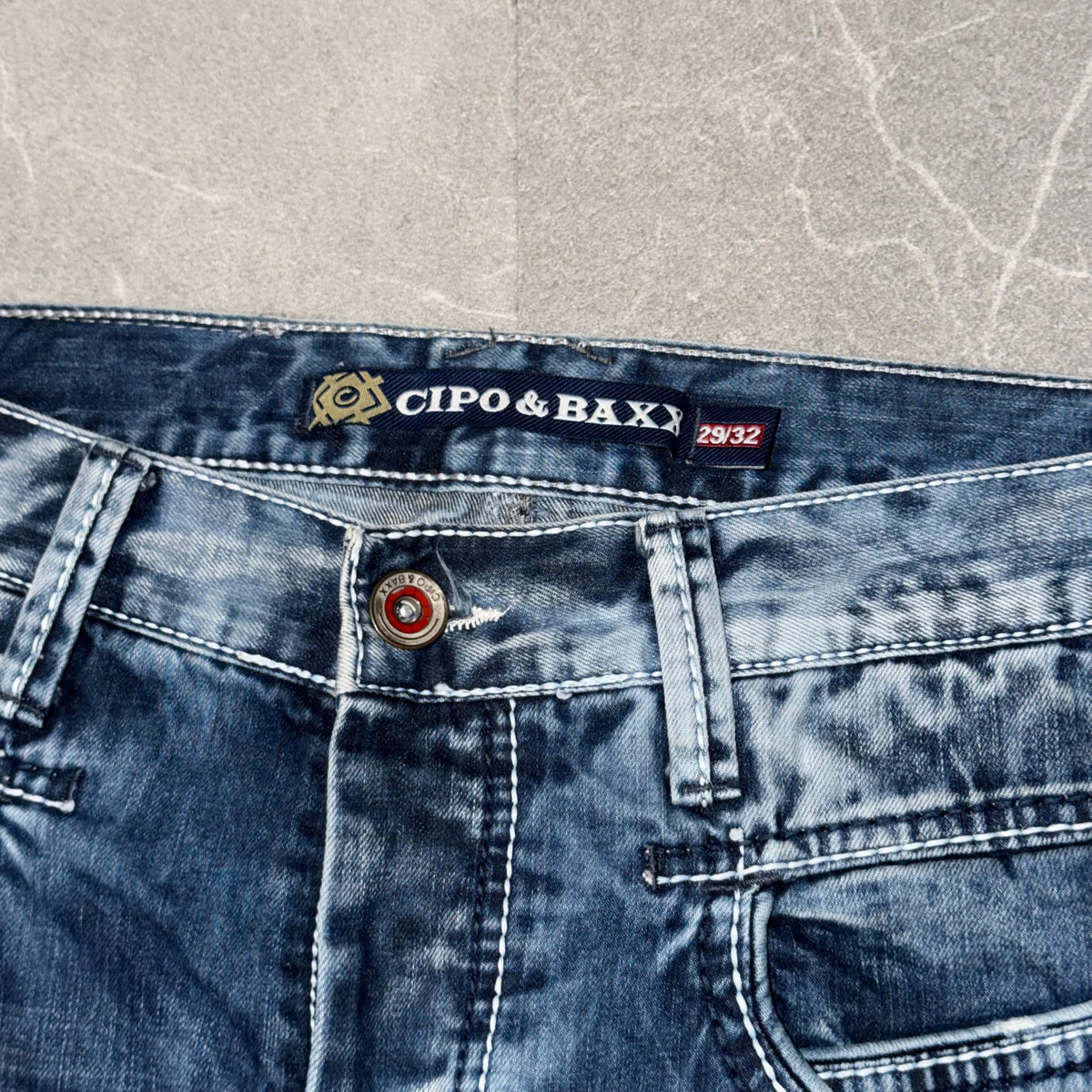 Y2k Cipo & Baxx Biker Jeans