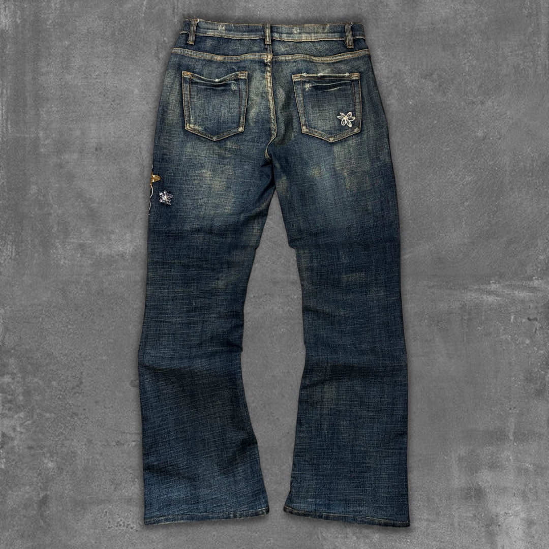 Y2k Wmns Flared Jeans