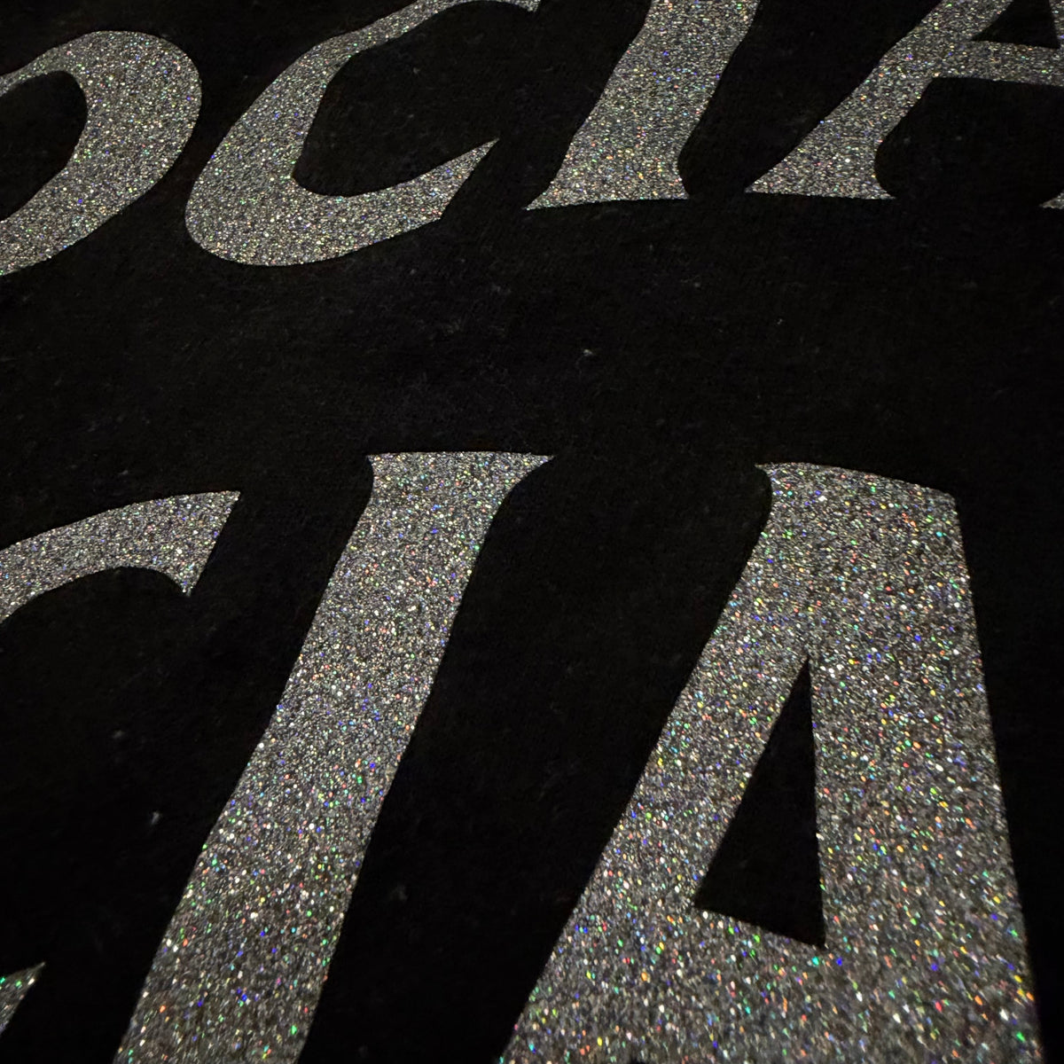 Anti Social Social Club Glitter Hoodie
