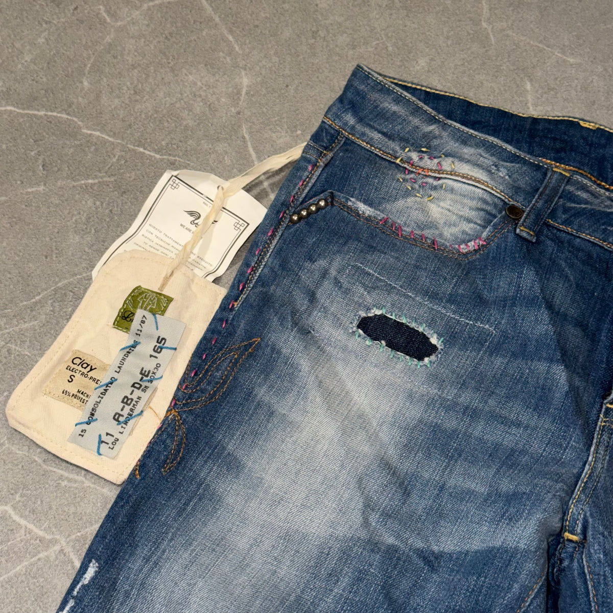 Y2k Replay Wmns Flared Low Rise Jeans