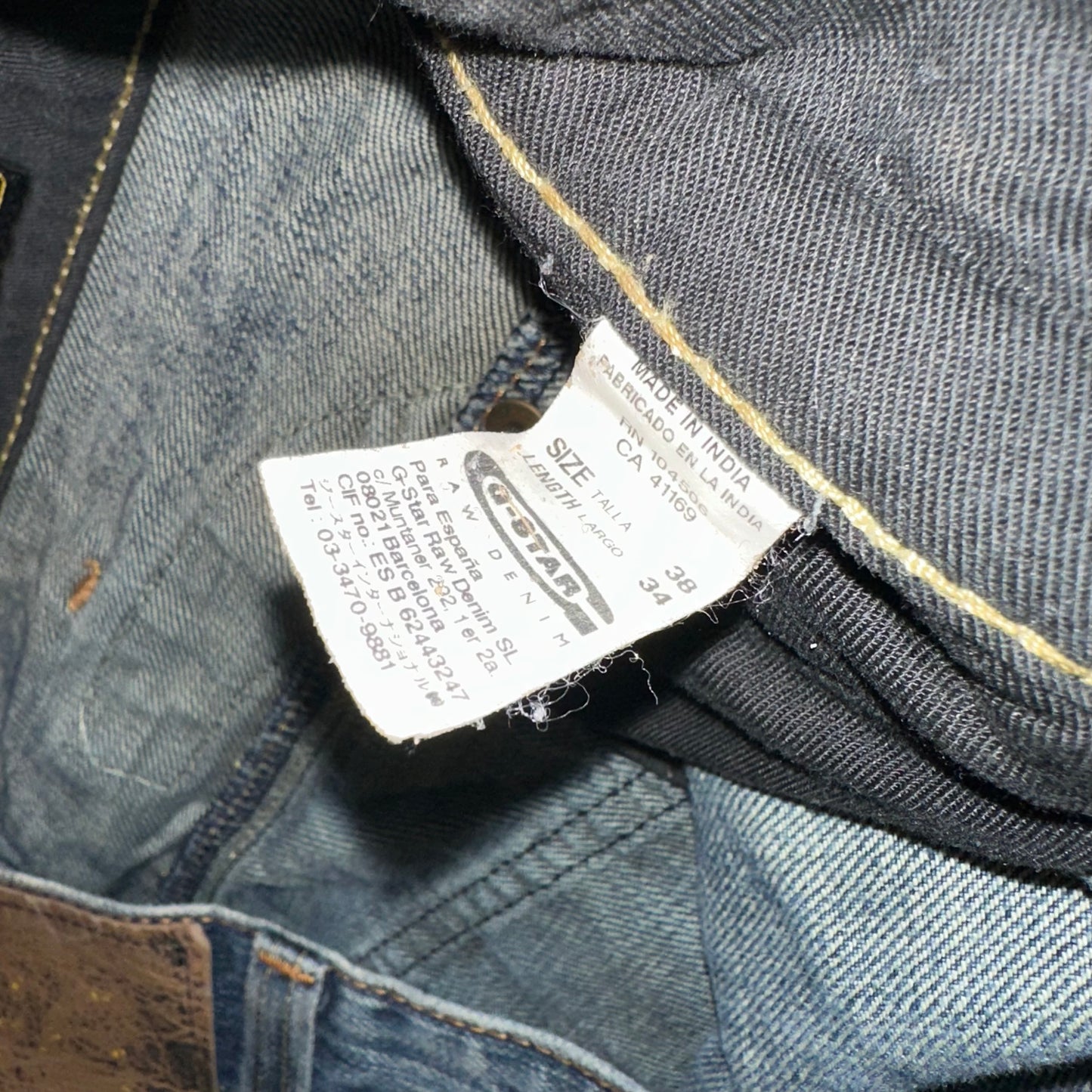 Vintage G-Star Raw Biker Jeans