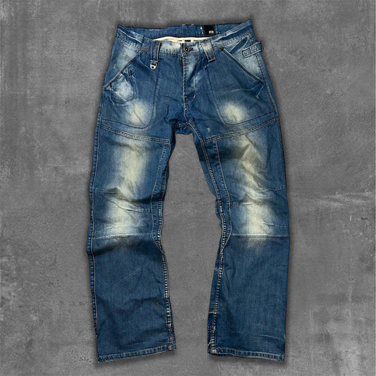 Vintage Jack & Jones Biker Jeans