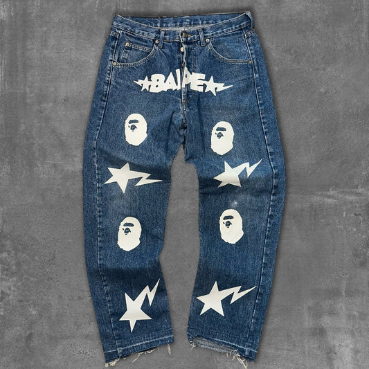 Bape Reworked Jeans