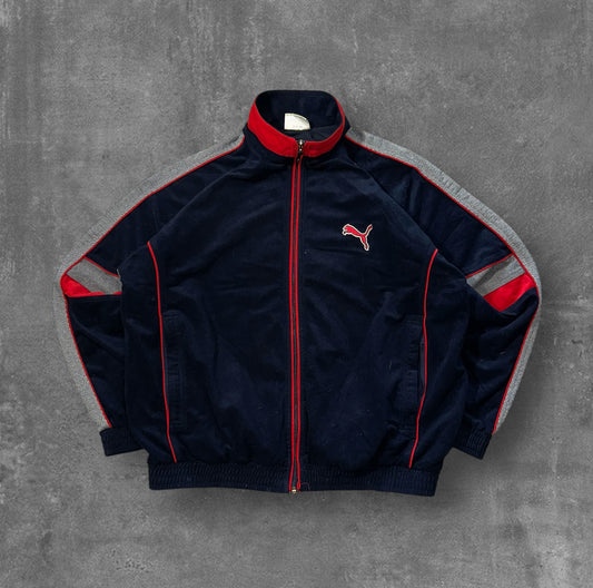 Vintage Puma Mesh Zip-Up