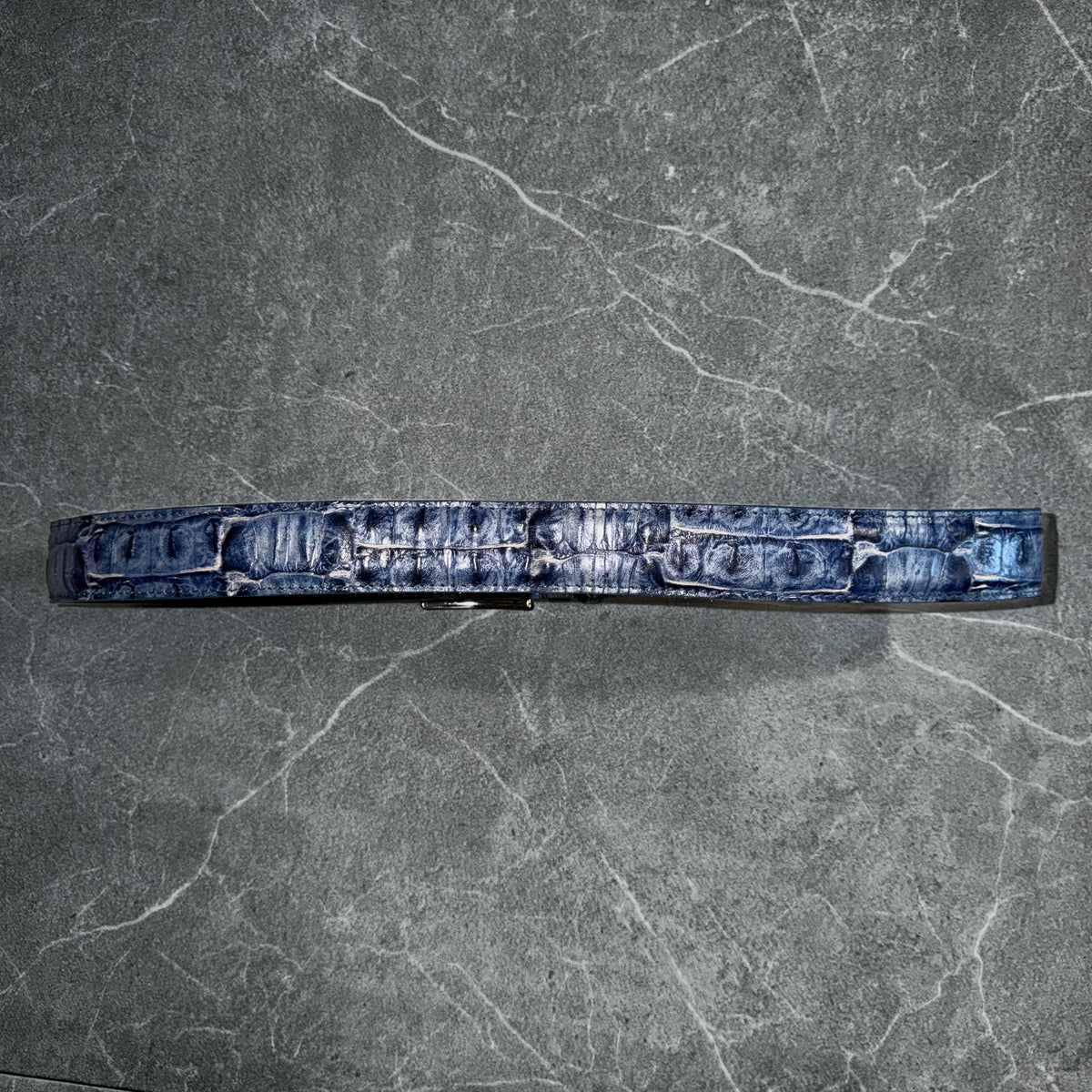 Vera Pelle Croc Leather Belt [120cm]