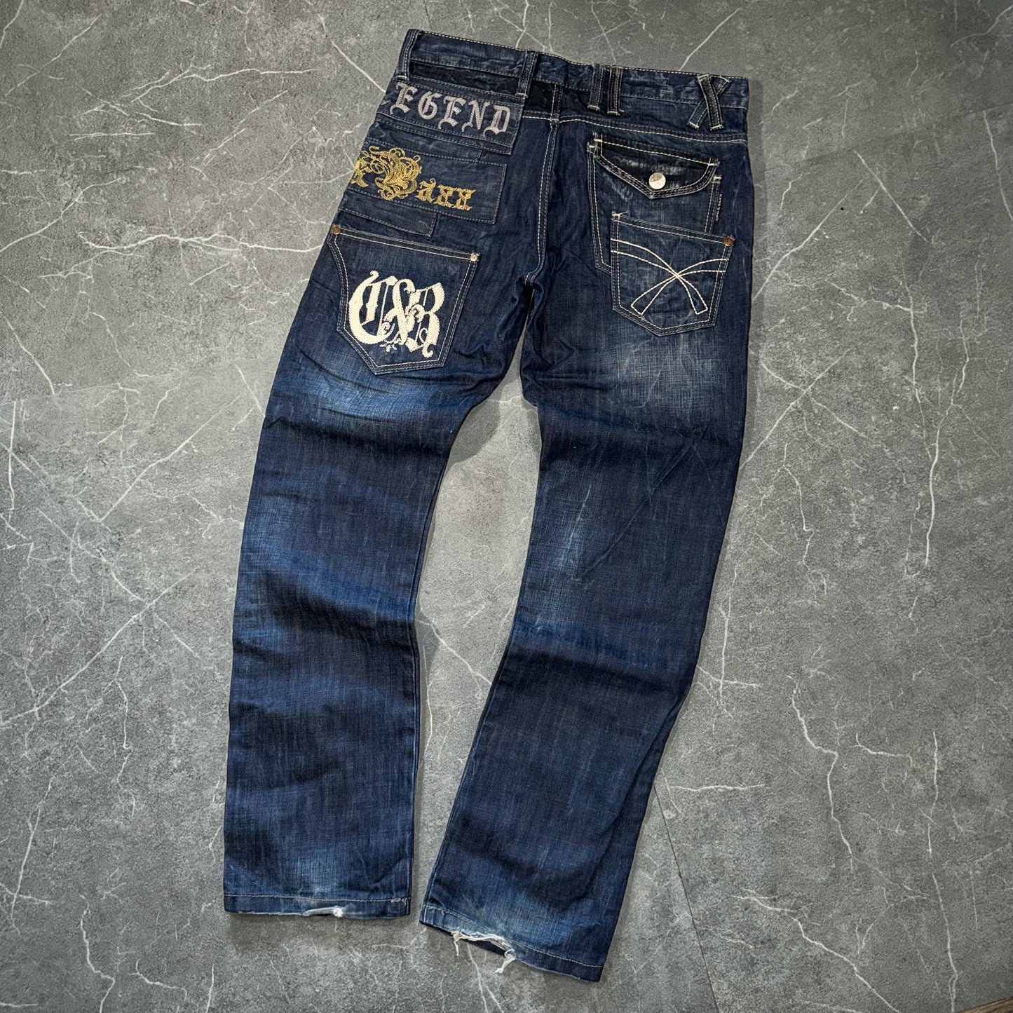 Y2k RARE Cipo & Baxx 2waist Jeans