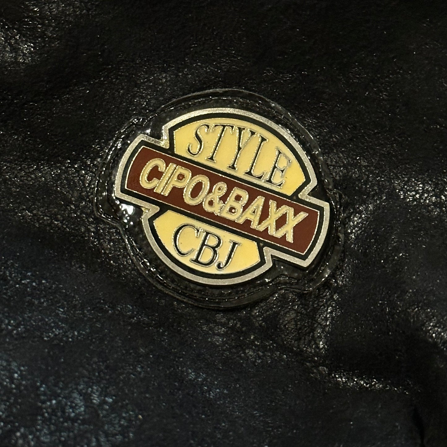 Y2k Cipo & Baxx Eco Faux Leather Jacket