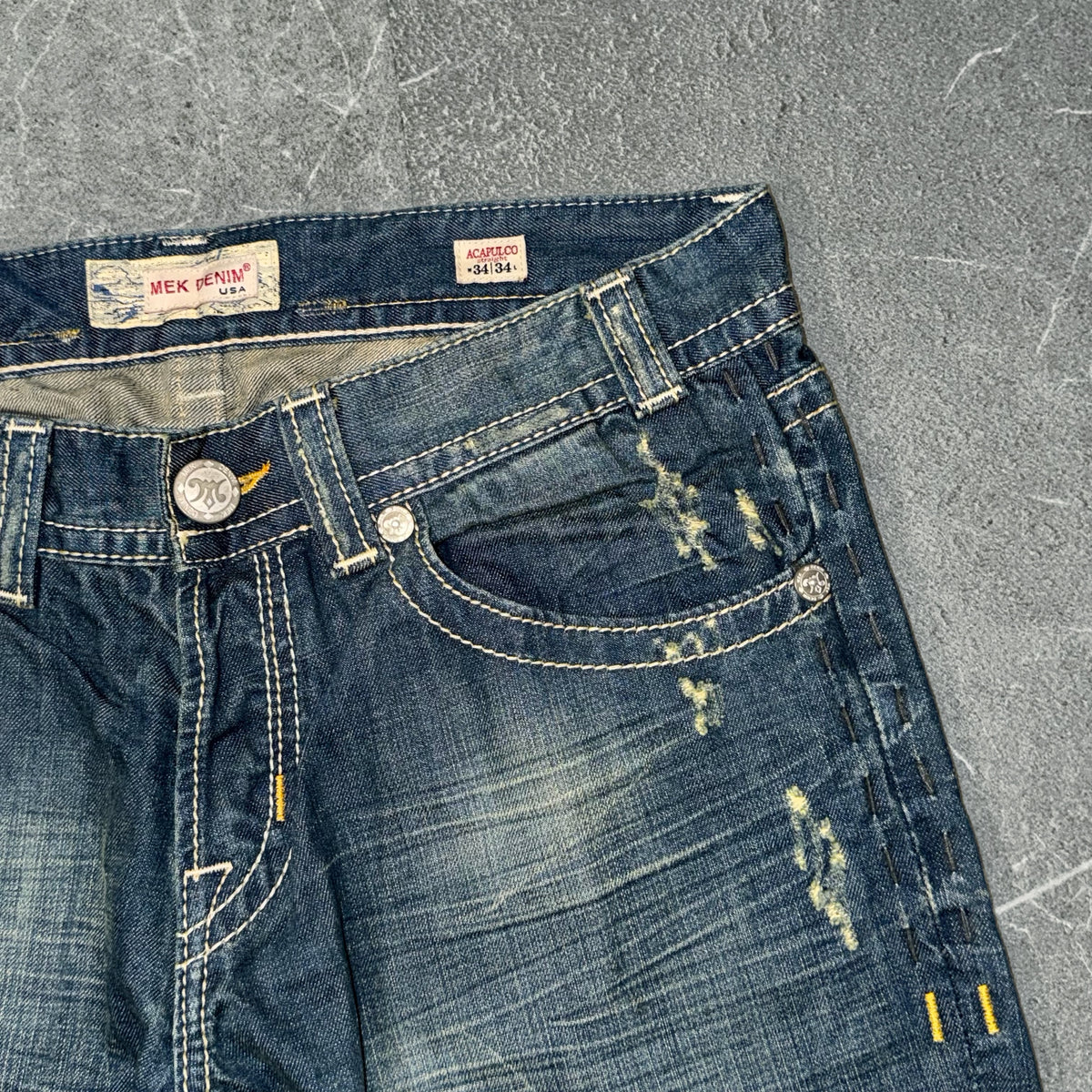 Y2k Mek Denim USA Acapulco Jeans
