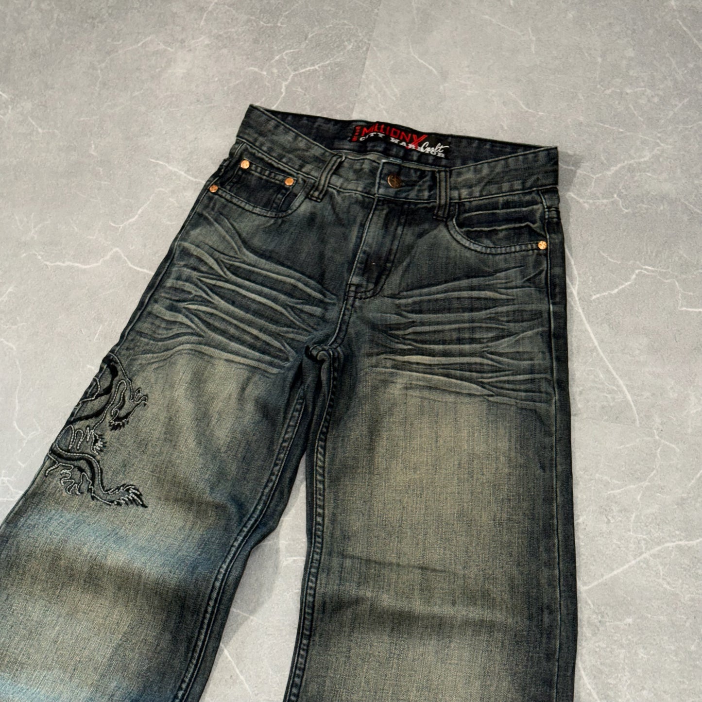 Vintage Million X City Warrior Flared Jeans