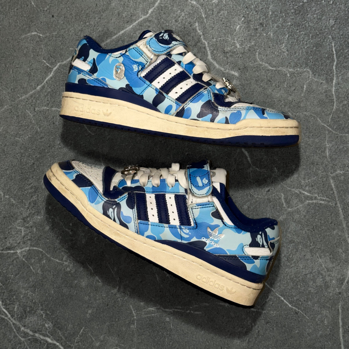 Adidas Forum 84 low Bape 30th Anniversary Camo Sneakers [39.5]