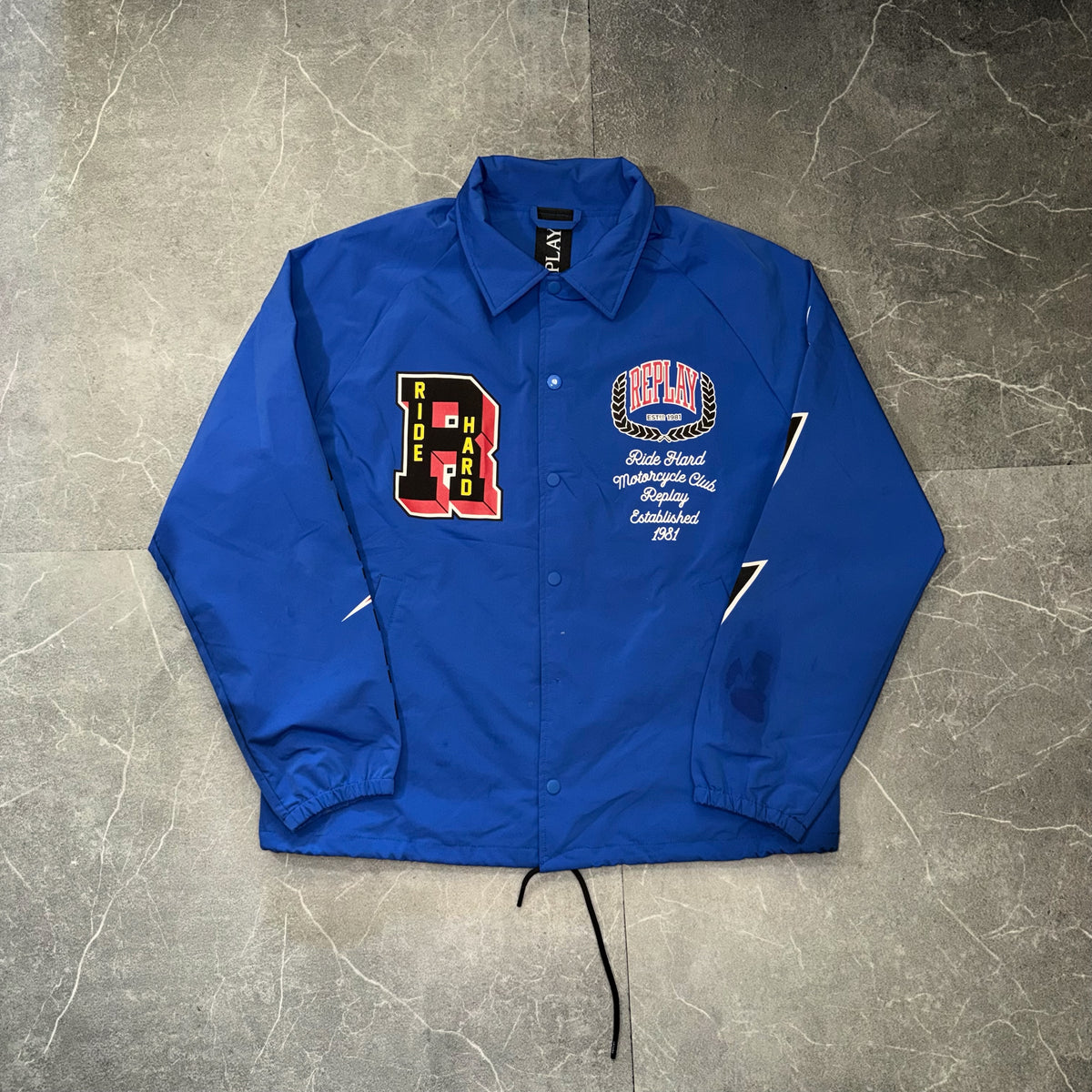 Replay Ride Hard Motorcycle Club Japan Track Jacket