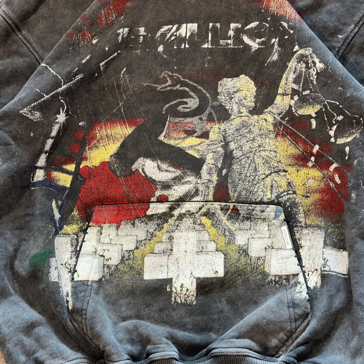 Metallica Distressed Hoodie