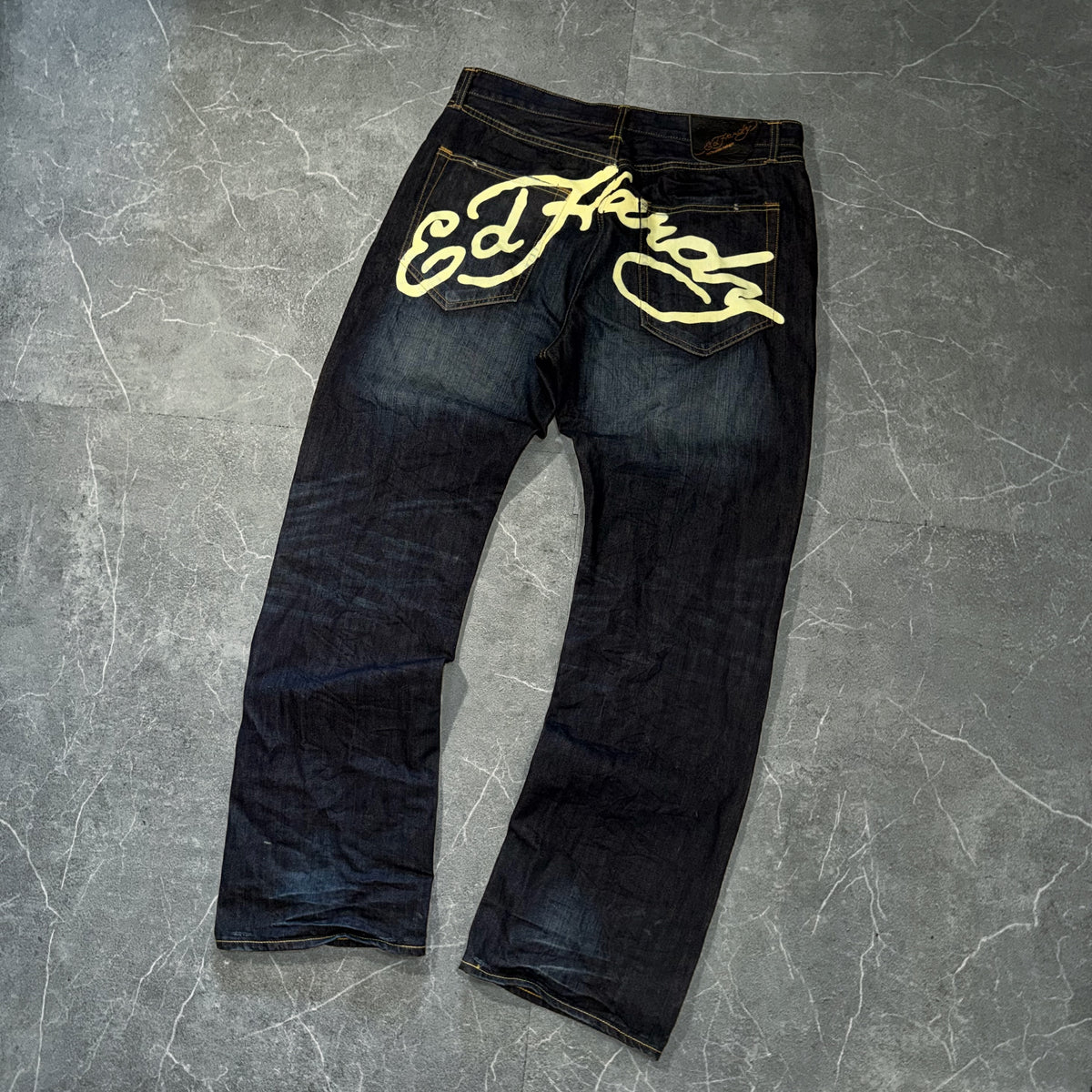 Y2k Ed Hardy Baggy Jeans