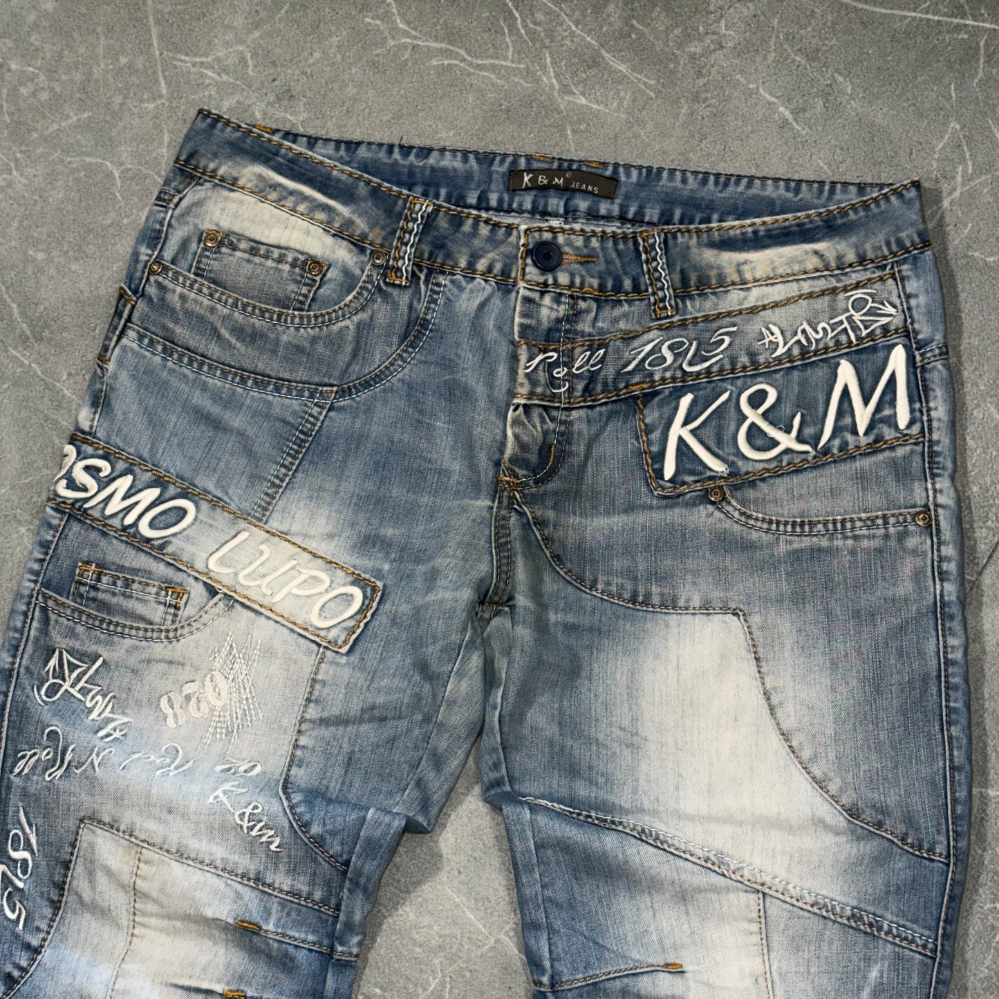 Y2k Kosmo Lupo Buker Jeans