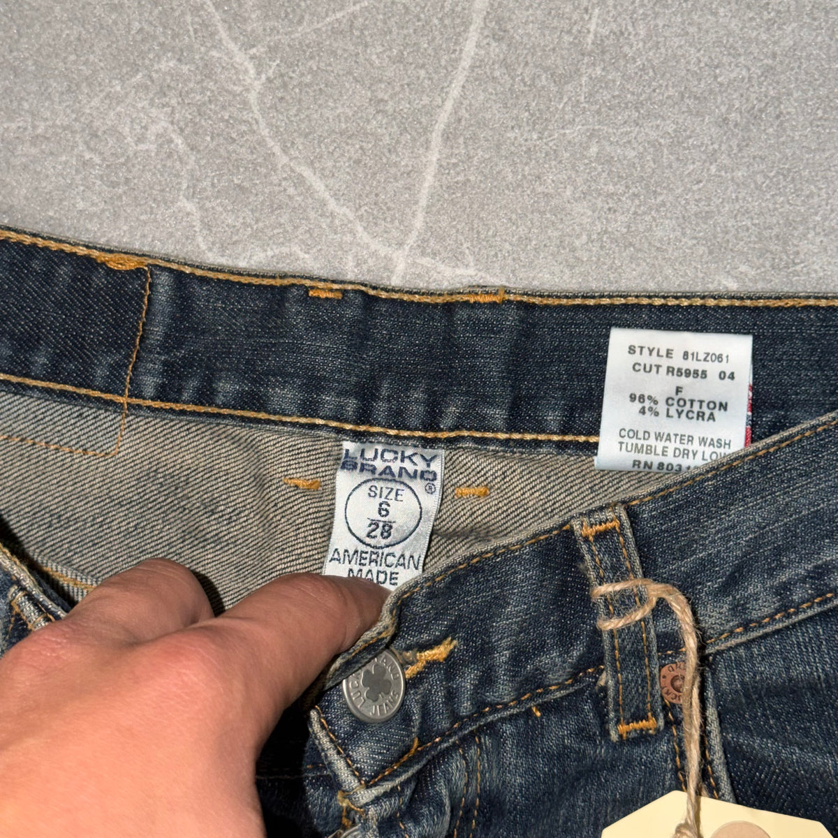 Y2k Lucky Brand “Lucky You” Tiny Flared Mid rise Jeans
