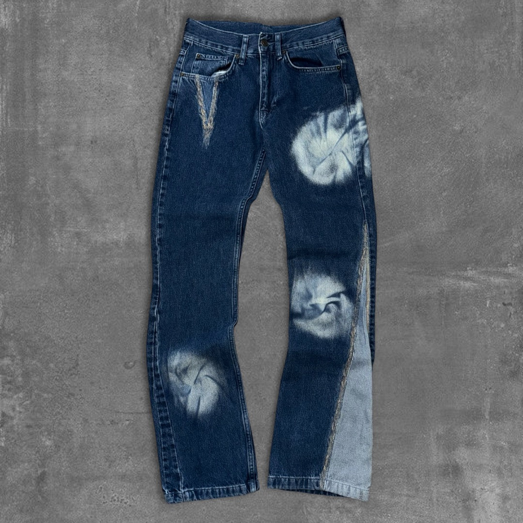 Jaded London Wmns Flared Jeans