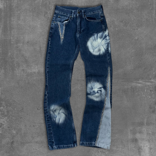 Jaded London Wmns Flared Jeans