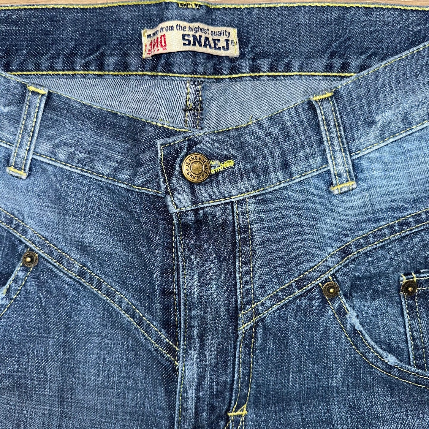 Y2k Snaej Biker Jeans