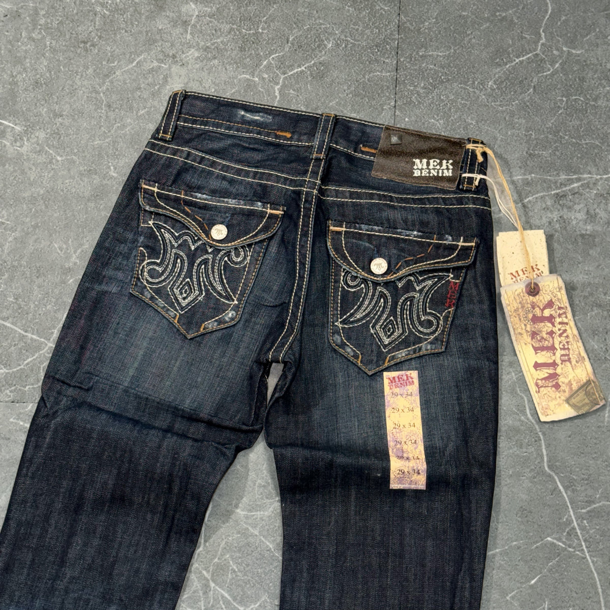 Y2k Mek Denim USA Los Angeles Wmns Long Jeans