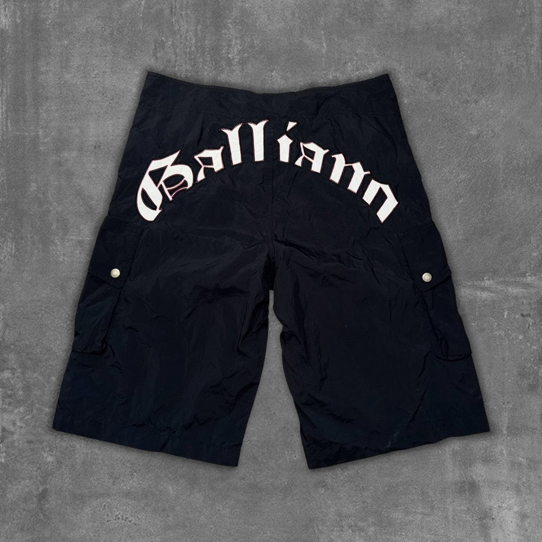 Y2k John Galliano Cargo BoardShorts