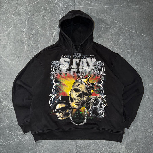 Vintage Stay Hood Heavy Hoodie