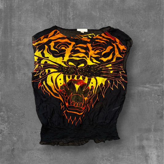 Ed Hardy wmns Sleeveless Silk Blouse