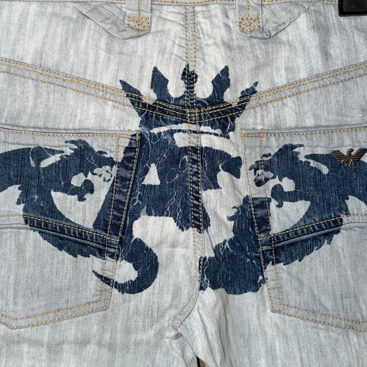 Rare Vintage Armani Indigo Jeans