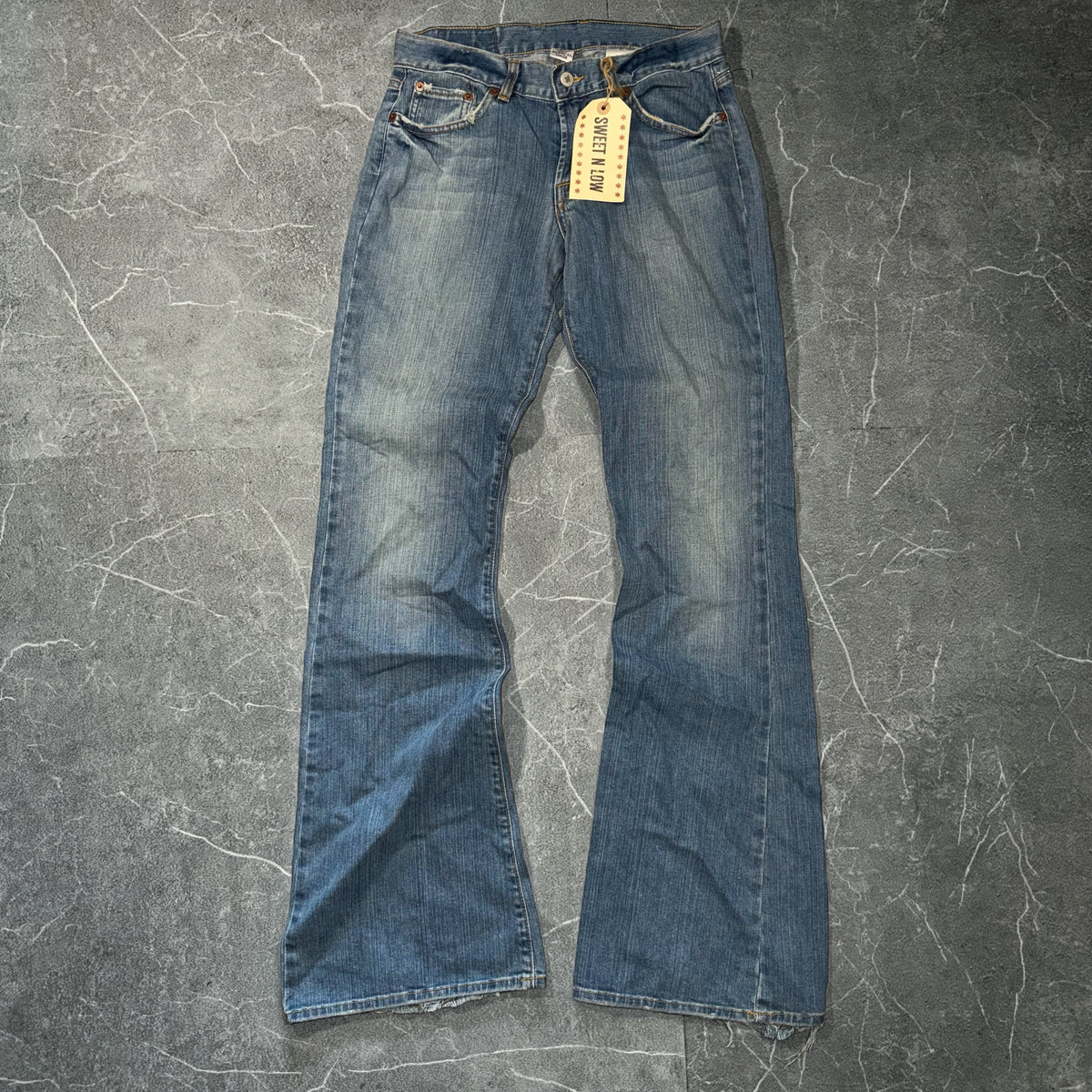 Y2k Lucky Brand “Lucky You” Flared Low Rise Jeans