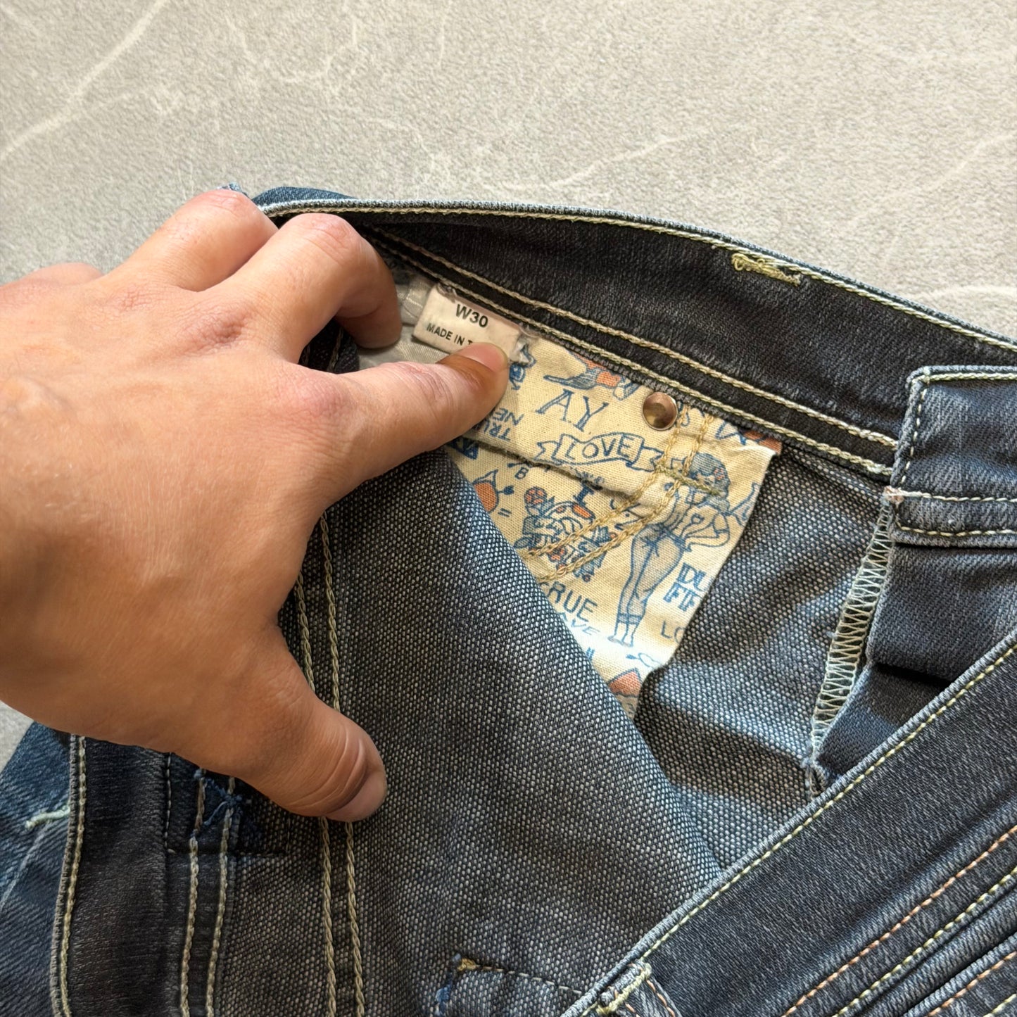 Y2k Evisu X Puma Skirt