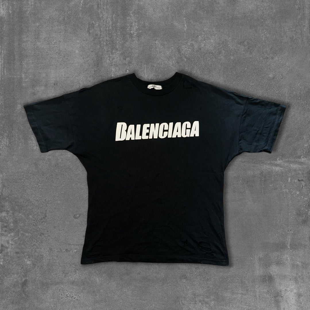 Balenciaga Distressed Oversized tee