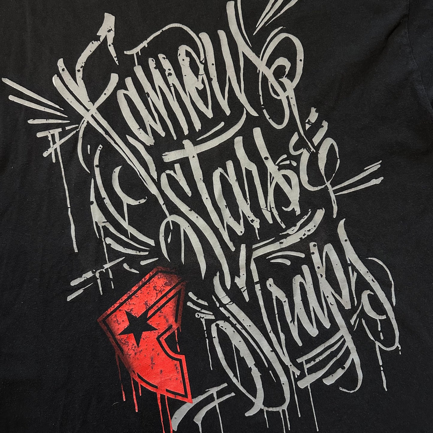 Famous stars and straps graffiti tee