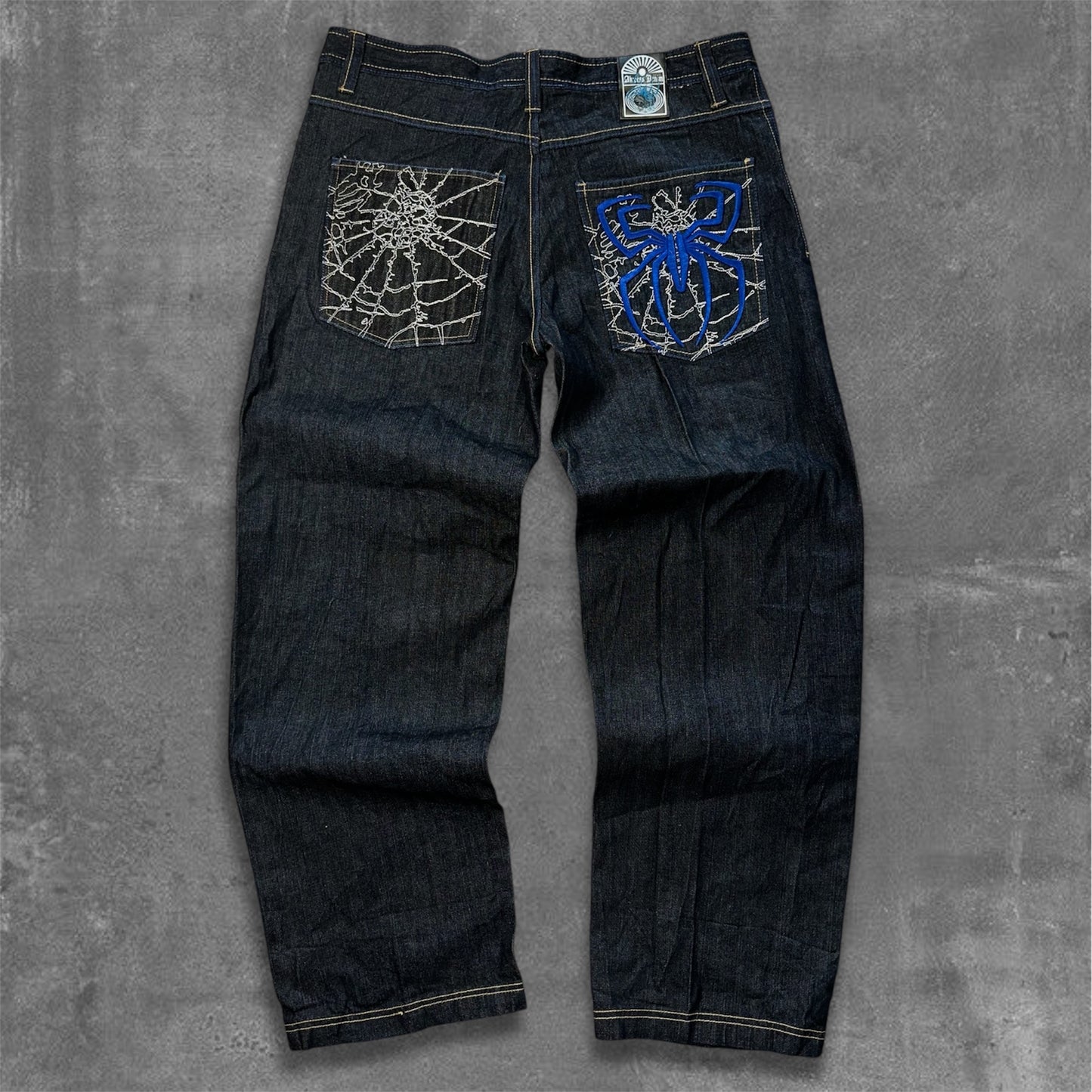 Vintage Akcess Spiderman Baggy Jeans