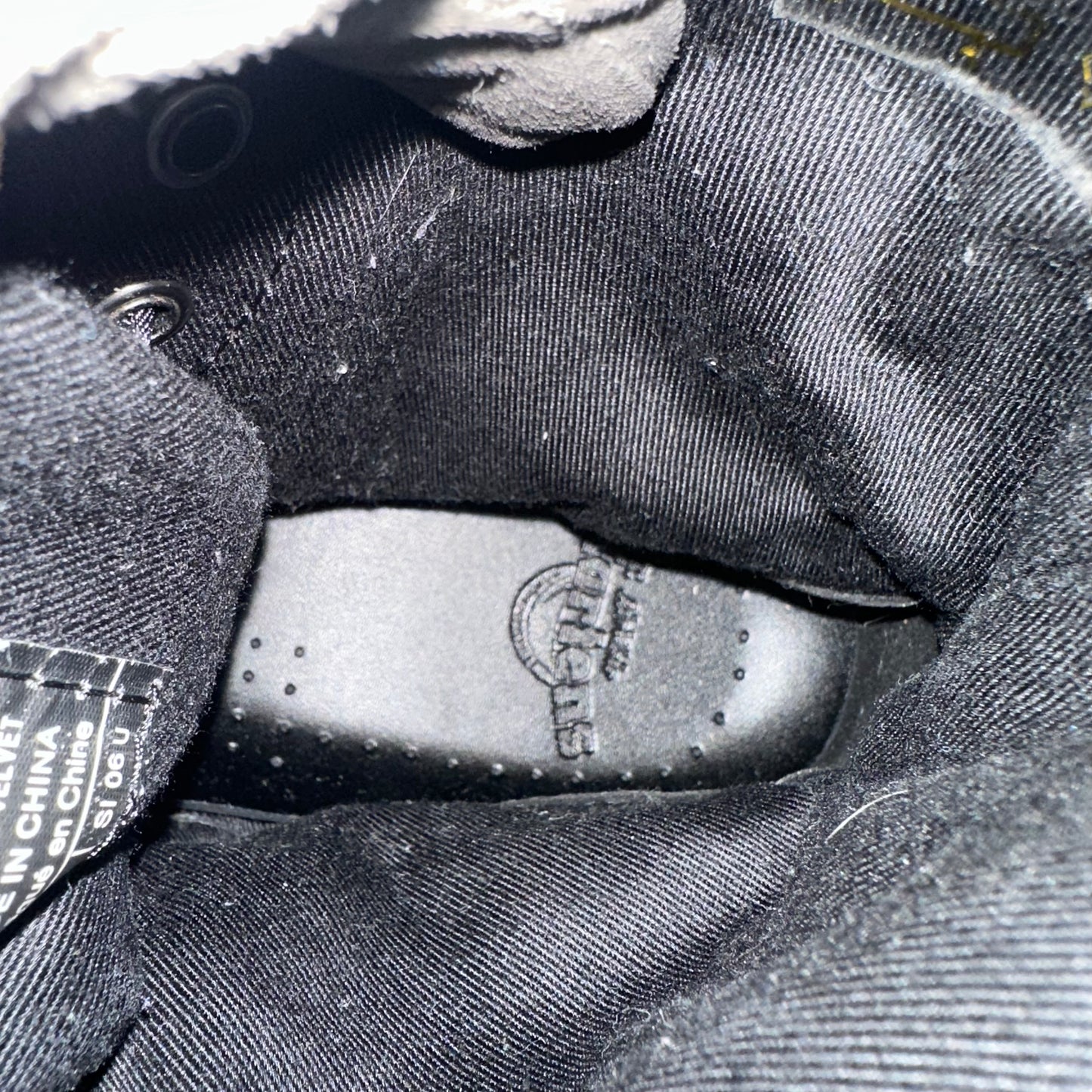 AirWair Dr. Martens Velvet Black Mesh Boots [NEW]