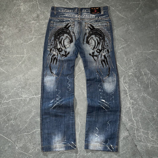 Y2k Kosmo Lupo Jeans