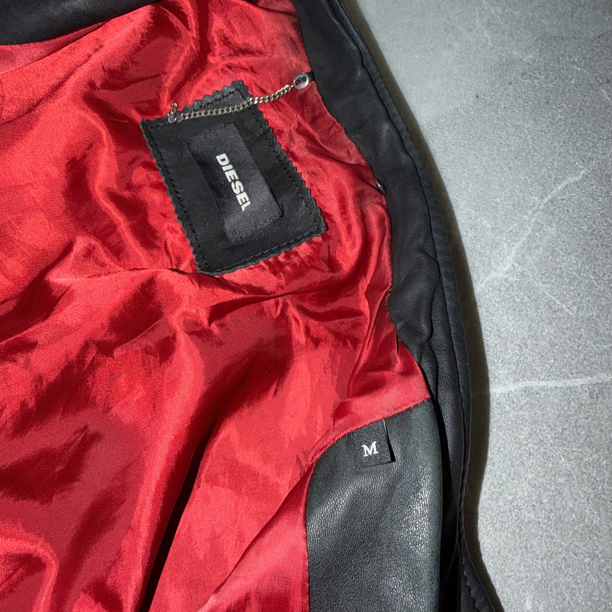 Diesel Sheepskin Leather Jacket