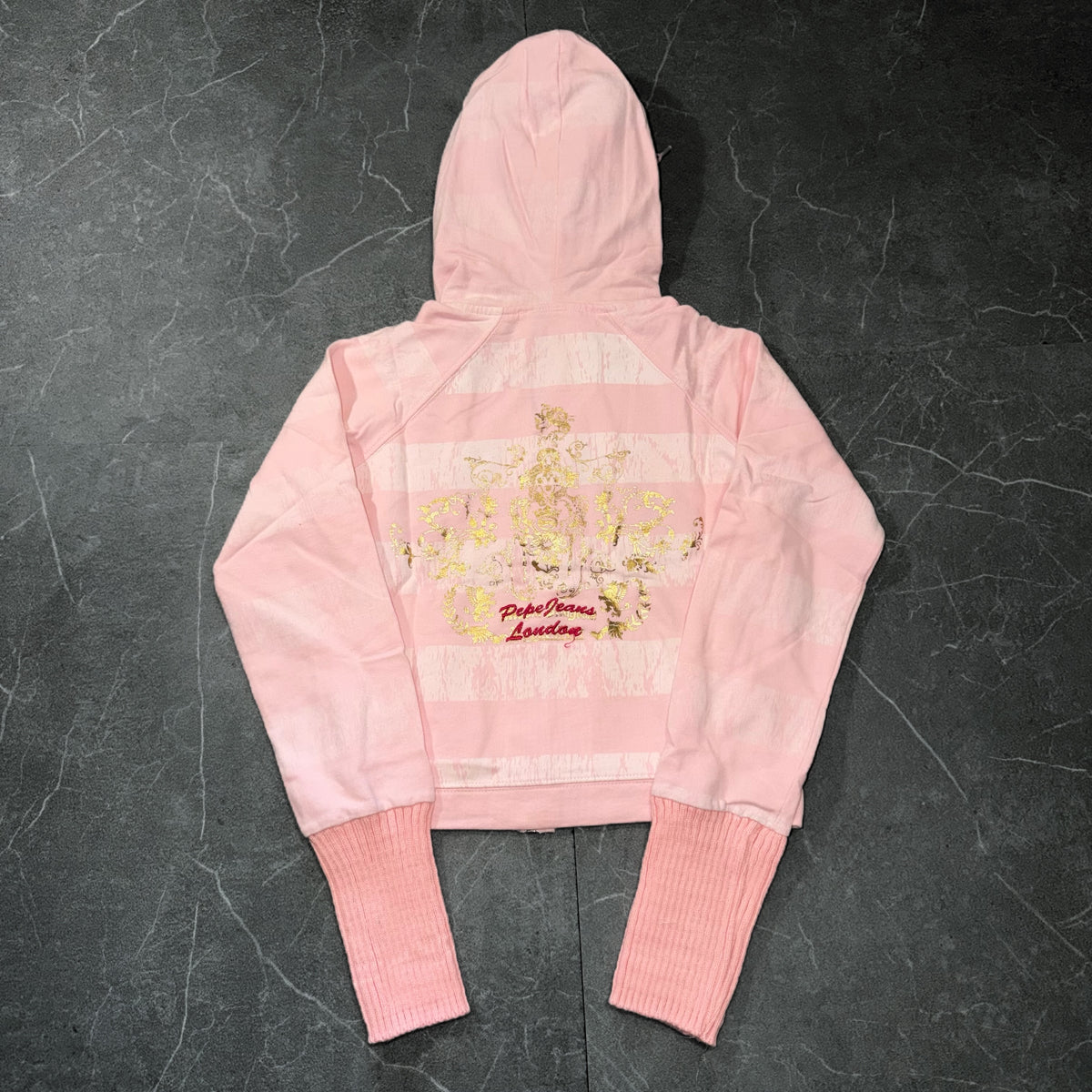 Y2k Pepe Jeans Wmns Cropped Zip-Up